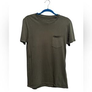 Everlane Men's Uniform Tee Dark Forest Green | Premium Cotton Size Small